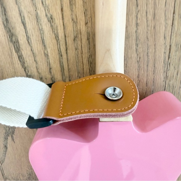 Loog Mini Pink Toy Guitar For Kids - Picture 4 of 5